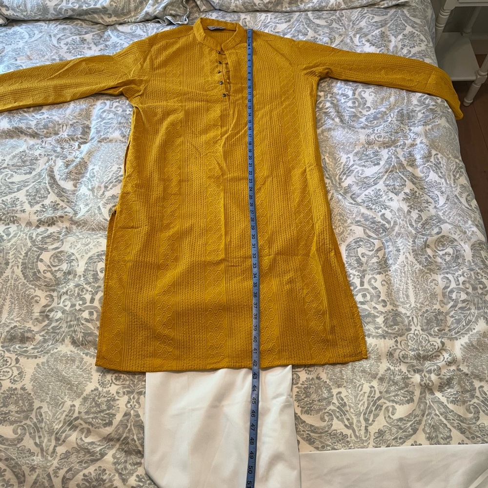Men's Mustard Kurta